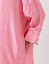 SILK TUNIC TROUSER SET- PINK/CHAMPAGNE