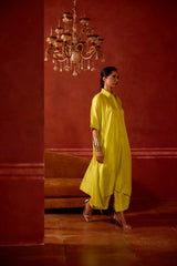 EMBROIDERED TUNIC TROUSER SET- MEADOWS