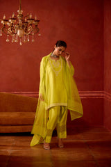 HAND EMBROIDERED DUPATTA- MEADOWS