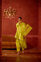 EMBROIDERED TUNIC TROUSER SET- MEADOWS
