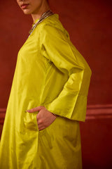 EMBROIDERED TUNIC TROUSER SET- MEADOWS