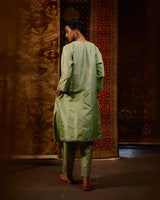 EMBROIDERED TUNIC TROUSER SET- VIRGIN