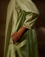 EMBROIDERED TUNIC TROUSER SET- VIRGIN