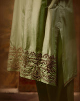 EMBROIDERED TUNIC TROUSER SET- VIRGIN