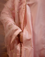 EMBROIDERED TUNIC TROUSER SET- BLUSH