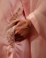 EMBROIDERED TUNIC TROUSER SET- BLUSH