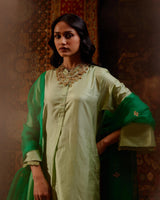 EMBROIDERED TUNIC TROUSER SET- VIRGIN