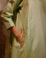 EMBROIDERED TUNIC TROUSER SET- VIRGIN