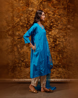 EMBROIDERED TUNIC TROUSER SET- FIROZI