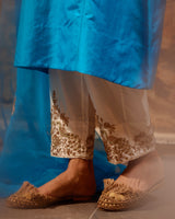 EMBROIDERED TUNIC TROUSER SET- FIROZI