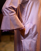 EMBROIDERED TUNIC TROUSER SET- LILAC