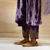 SILK VELVET TUNIC TROUSER SET