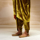 SILK VELVET TUNIC TROUSER SET