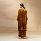 SILK VELVET TUNIC TROUSER SET