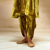 SILK VELVET TUNIC TROUSER SET