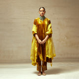 SILK VELVET TUNIC TROUSER SET