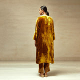 SILK VELVET TUNIC TROUSER SET