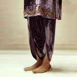 SILK VELVET TUNIC TROUSER SET