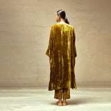 SILK VELVET TUNIC TROUSER SET