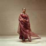 SILK VELVET TUNIC TROUSER SET