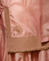 EMBROIDERED TUNIC TROUSER SET- BLUSH