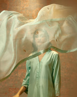 HAND EMBROIDERED DUPATTA- VIRGIN