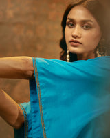 EMBROIDERED TUNIC TROUSER SET- FIROZI