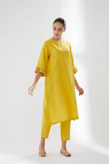 Tunic With Hand Smocked Cuffs With Pants