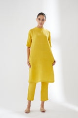 High Collar Tunic With Pants