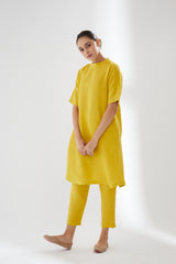 High Collar Tunic With Pants