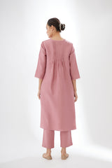 Tunic with Rounded Hem, With Pants