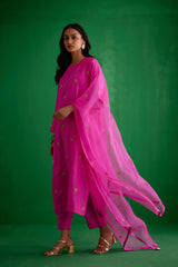 EMBROIDERED TUNIC TROUSER SET