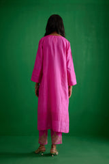 EMBROIDERED TUNIC TROUSER SET