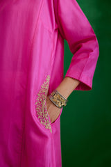 EMBROIDERED TUNIC TROUSER SET