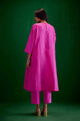 EMBROIDERED TUNIC TROUSER SET