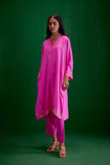 EMBROIDERED TUNIC TROUSER SET