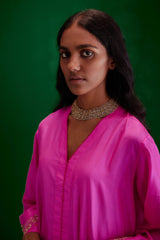 EMBROIDERED TUNIC TROUSER SET