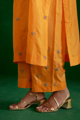 EMBROIDERED TUNIC TROUSER SET