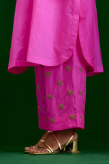 EMBROIDERED TUNIC TROUSER SET