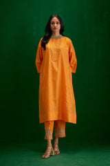 EMBROIDERED TUNIC TROUSER SET