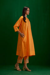 EMBROIDERED TUNIC TROUSER SET