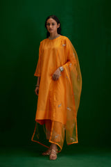 EMBROIDERED TUNIC TROUSER SET