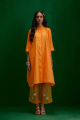 EMBROIDERED TUNIC TROUSER SET