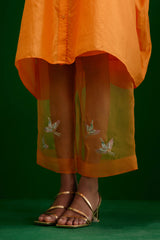 EMBROIDERED TUNIC TROUSER SET