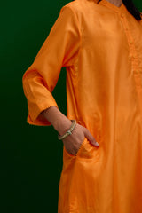 EMBROIDERED TUNIC TROUSER SET