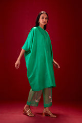 EMBROIDERED TUNIC TROUSER SET