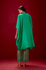 EMBROIDERED TUNIC TROUSER SET