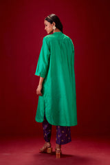 EMBROIDERED TUNIC TROUSER SET