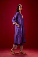 EMBROIDERED TUNIC TROUSER SET