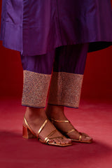 EMBROIDERED TUNIC TROUSER SET